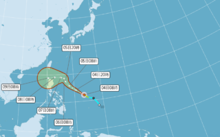 颱風銀杏生成 未來3天朝台灣東南方外海移動