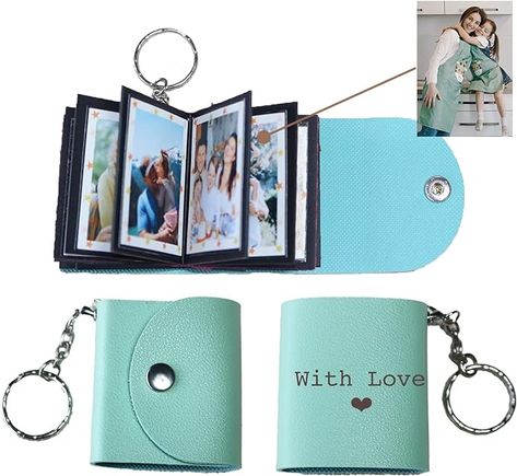 uniqicon Personalized Mini Photo Album Keychain Small Custom Memory Picture Keychains Key Ring with Picture Book for Family Mini Photo Album Keychain, Photo Album Keychain, Album Keychain, Small Photo Albums, Mini Photo Album, Custom Photo Albums, Funny Keychain, Best Valentine Gift, Memory Pictures