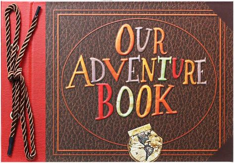 Amazon.com: Scrapbook Photo Album,Our Adventure Book Scrapbook, Embossed Words Hard Cover Movie Up Travel Scrapbook for Anniversary, Wedding, Travelling, Baby Shower, etc (Adventure Book) Adventure Book Scrapbook, Leaf Photo, Our Adventure Book, Diy Buch, Album Photo Scrapbooking, Vintage Photo Album, Handmade Scrapbook, Album Foto, Album Diy