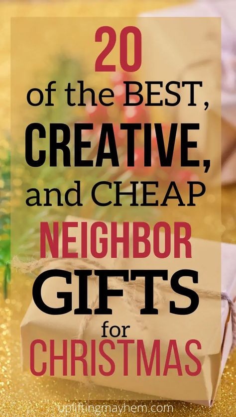 Looking for CREATIVE and CHEAP neighbor gifts for Christmas? Here is a great list all in one place! Fun ideas to make your life easier. Neighbor Gifts For Christmas, Neighborhood Christmas Gifts, Neighborhood Gifts, Diy Christmas Gifts For Friends, Christmas Neighbor, Inexpensive Christmas Gifts, Inexpensive Christmas, Cheese Gifts, Neighbor Christmas Gifts