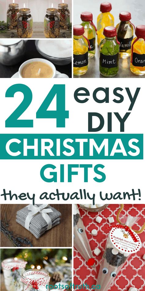 Natal, Cheap Meaningful Christmas Gifts, Homemade Gift Exchange, Crafts For Gifts, Easy Homemade Gifts, Frugal Christmas, Diy Christmas Gifts For Family, Easy Diy Christmas Gifts, Diy Xmas Gifts