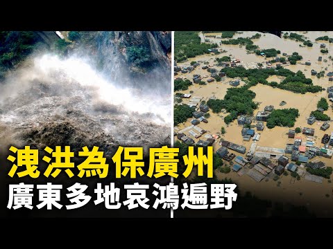 为保广州 泄洪致广东多地成泽国 水深处达4米 哀鸿遍野｜ #人民报