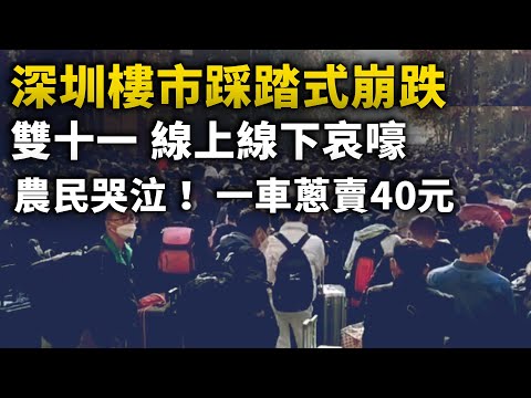 深圳房價「踩踏式」崩跌 一夜回到十年前！農民的淚 