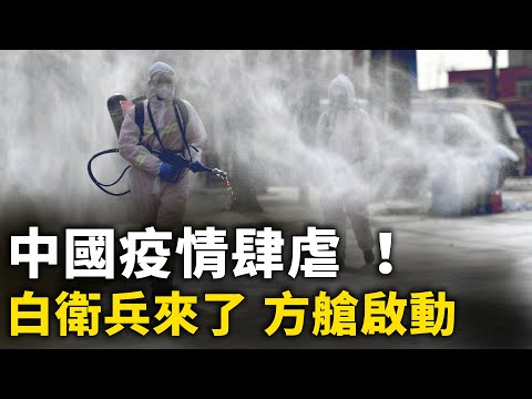 大白又回来了 中国疫情肆虐 ！方舱医院启动作为临时输液室！