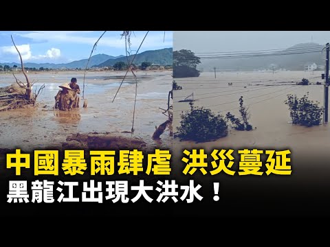 1小时下了54个西湖 长沙地铁站被水灌满！黑龙江也出现大洪水！