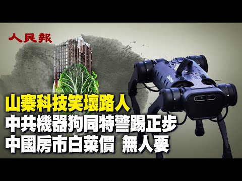 中国多地房价下跌收不住，「白菜价」也没人买｜中共机器狗与特警一起操练