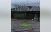 Inundatii in Galati (Captura video/Fii Informat Umbrăreşti)