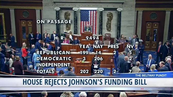 House Rejects Johnson's Funding Bill Linked to Voter ID Rule