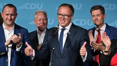 Mario Voigt sieht den Reigerungsauftrag bei der CDU.