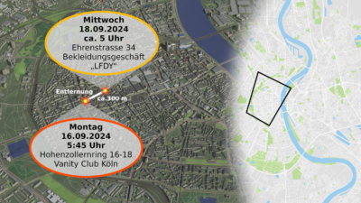 Anschläge in Köln könnten auf denselben Täter zurückgehen