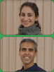 Collage of Sandy Ghai for AlloyDB and Abhinav Khushraj for BigQuery 