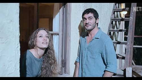 Serenay Sarikaya and Burak Deniz in Sahmaran (2023)