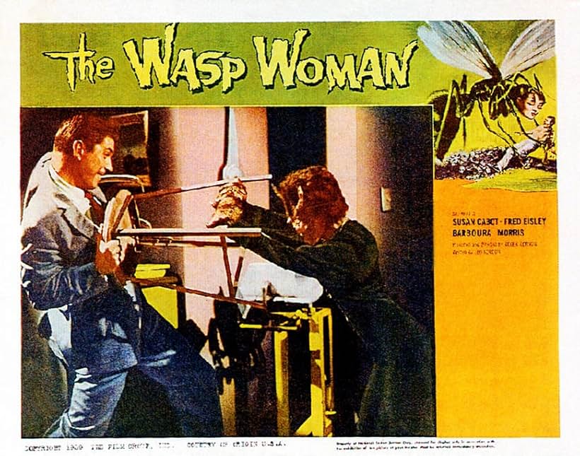 Susan Cabot and Anthony Eisley in The Wasp Woman (1959)