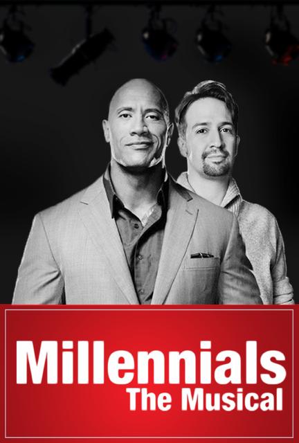 Dwayne Johnson and Lin-Manuel Miranda in Millennials: The Musical (2016)