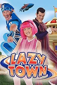 Stefán Karl Stefánsson, Magnús Scheving, and Julianna Rose Mauriello in LazyTown (2002)