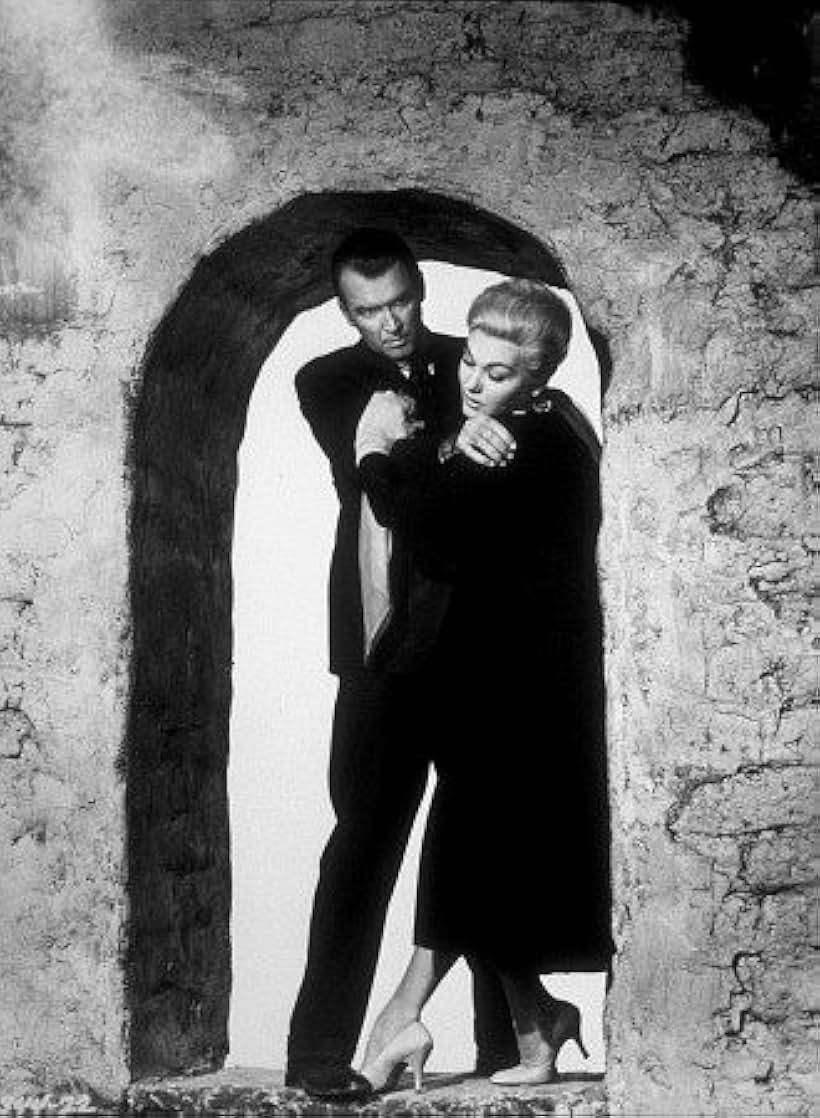 "Vertigo," James Stewart and Kim Novak. 1958 Paramount