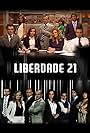 Cleia Almeida, Ivo Canelas, António Capelo, Rita Lello, Ana Nave, Joaquim Horta, Inês Castel-Branco, Albano Jerónimo, Mariana Norton, Miguel Costa, and Rúben Gomes in Liberdade 21 (2008)