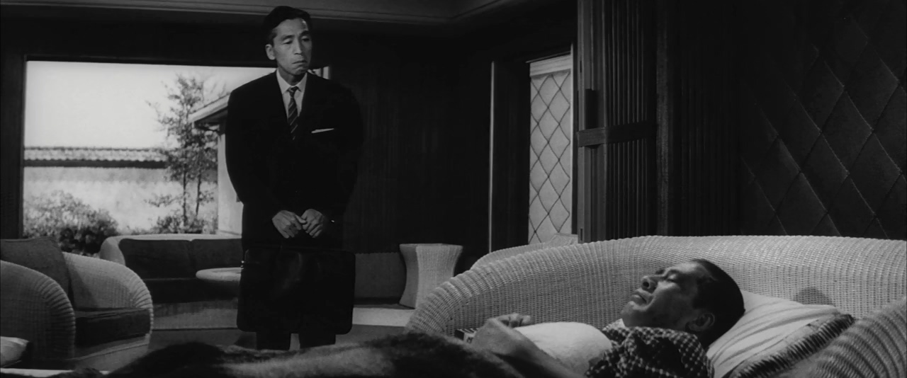 Seiji Miyaguchi and Sô Yamamura in Karami-ai (1962)