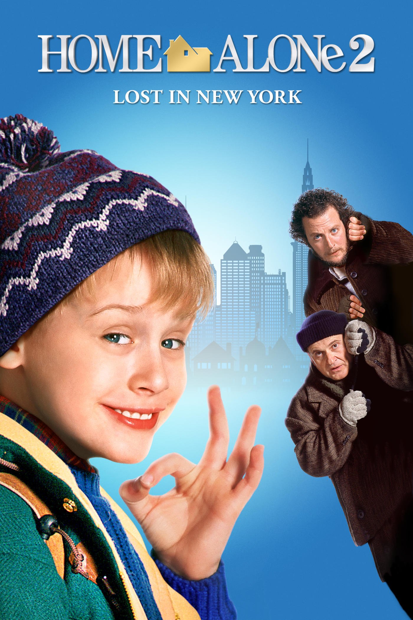 Macaulay Culkin, Joe Pesci, and Daniel Stern in Ở Nhà Một Mình 2: Lạc Ở New York (1992)