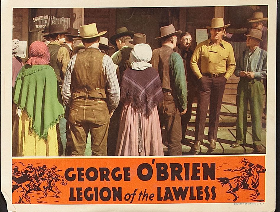 William 'Billy' Benedict, Herbert Heywood, and George O'Brien in Legion of the Lawless (1940)