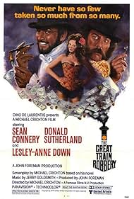 Sean Connery, Donald Sutherland, and Lesley-Anne Down in The First Great Train Robbery (1978)