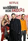 Kostja Ullmann, Sophia Thomalla, and Sascha Alexander Gersak in Wir können nicht anders (2020)