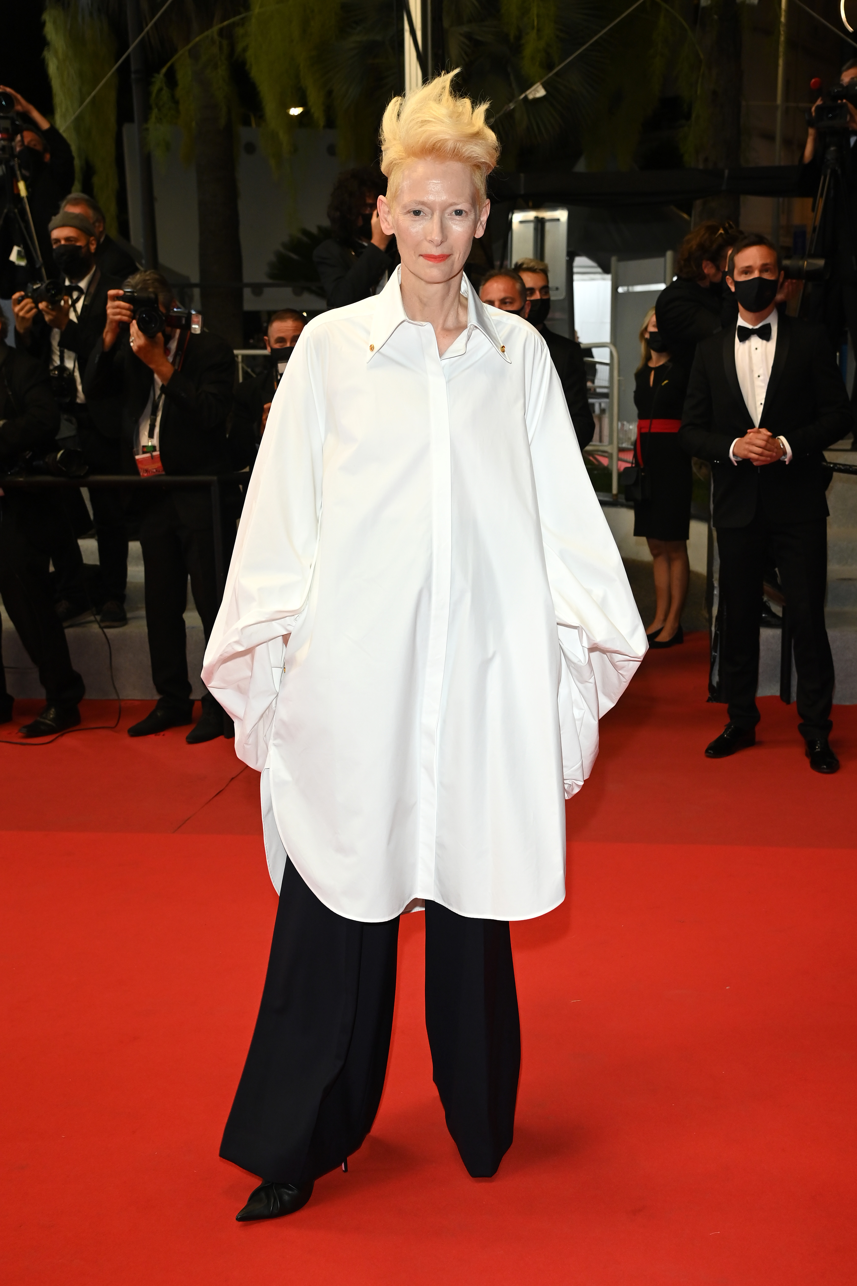 Tilda Swinton at an event for Les Olympiades, Paris 13e (2021)