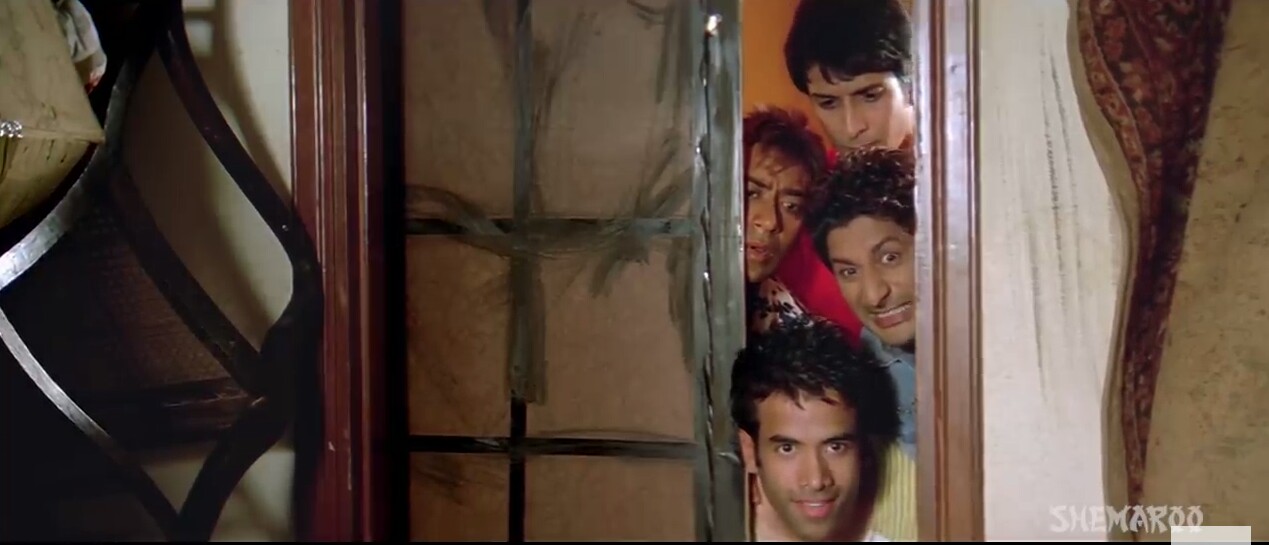 Ajay Devgn, Sharman Joshi, Arshad Warsi, and Tusshar Kapoor in Golmaal: Fun Unlimited (2006)