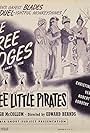 Moe Howard, Larry Fine, and Curly Howard in Three Little Pirates (1946)