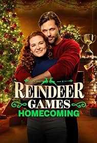 Sarah Drew and Justin Bruening in Reindeer Games (2022)