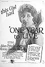 Aileen Pringle in One Year to Live (1925)