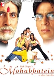 Amitabh Bachchan, Uday Chopra, Jugal Hansraj, Preeti Jhangiani, Shah Rukh Khan, Kim Sharma, Jimmy Shergill, and Shamita Shetty in Những Câu Chuyện Tình (2000)