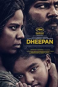 Jesuthasan Antonythasan, Kalieaswari Srinivasan, and Claudine Vinasithamby in Dheepan (2015)