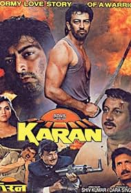 Prem Chopra, Anupam Kher, Kiran Kumar, Raza Murad, and Vindu Dara Singh in Karan (1994)