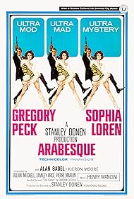 Sophia Loren and Gregory Peck in Arabesque (1966)