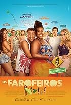 Nilton Bicudo, Antônio Fragoso, Charles Paraventi, Danielle Winits, Elisa Pinheiro, Cacau Protásio, Aline Campos, and Maurício Manfrini in Os Farofeiros (2018)