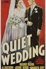 Derek Farr and Margaret Lockwood in Quiet Wedding (1941)