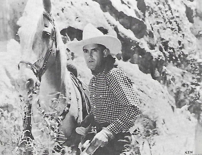 Ken Maynard and Tarzan in The Trail Drive (1933)