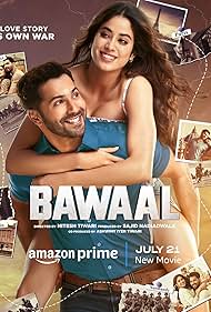 Varun Dhawan and Janhvi Kapoor in Bawaal (2023)