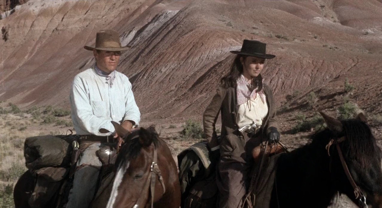 Will Hutchins and Millie Perkins in The Shooting (1966)