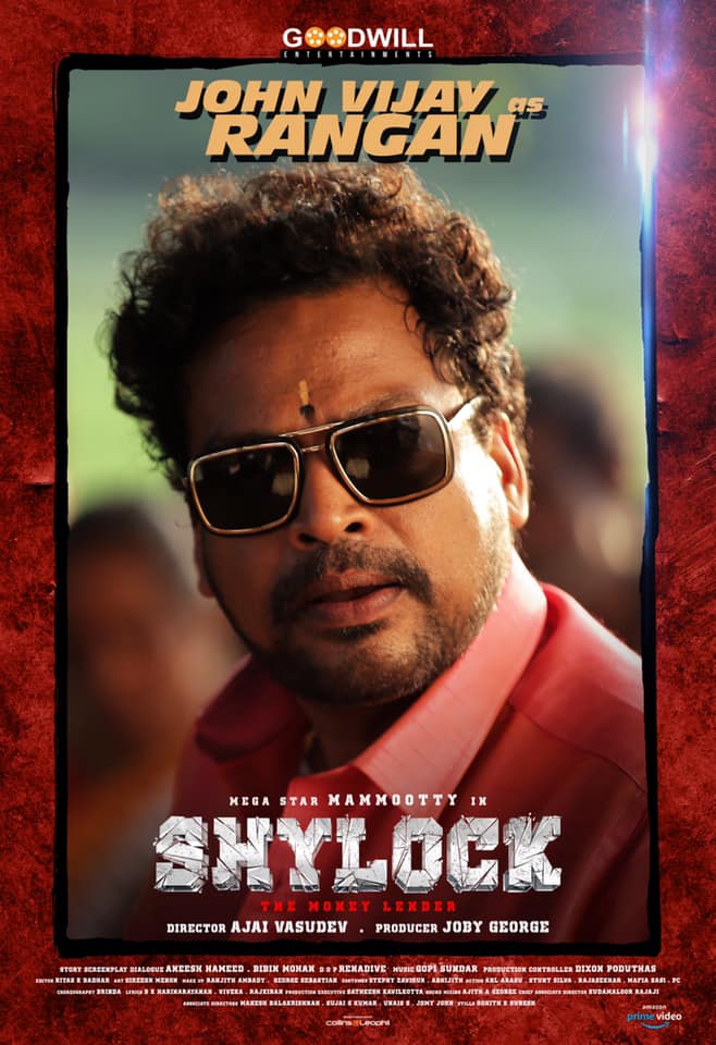 John Vijay in Shylock (2020)