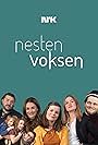 Jenny Skavlan, Hans Olav Brenner, Kjersti Tveterås, Nils Jørgen Kaalstad, Mattis Herman Nyquist, and Renate Reinsve in Nesten voksen (2018)