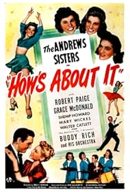 Laverne Andrews, Maxene Andrews, Patty Andrews, Grace McDonald, Robert Paige, Buddy Rich, The Andrews Sisters, and Buddy Rich and His Orchestra in How's About It? (1943)