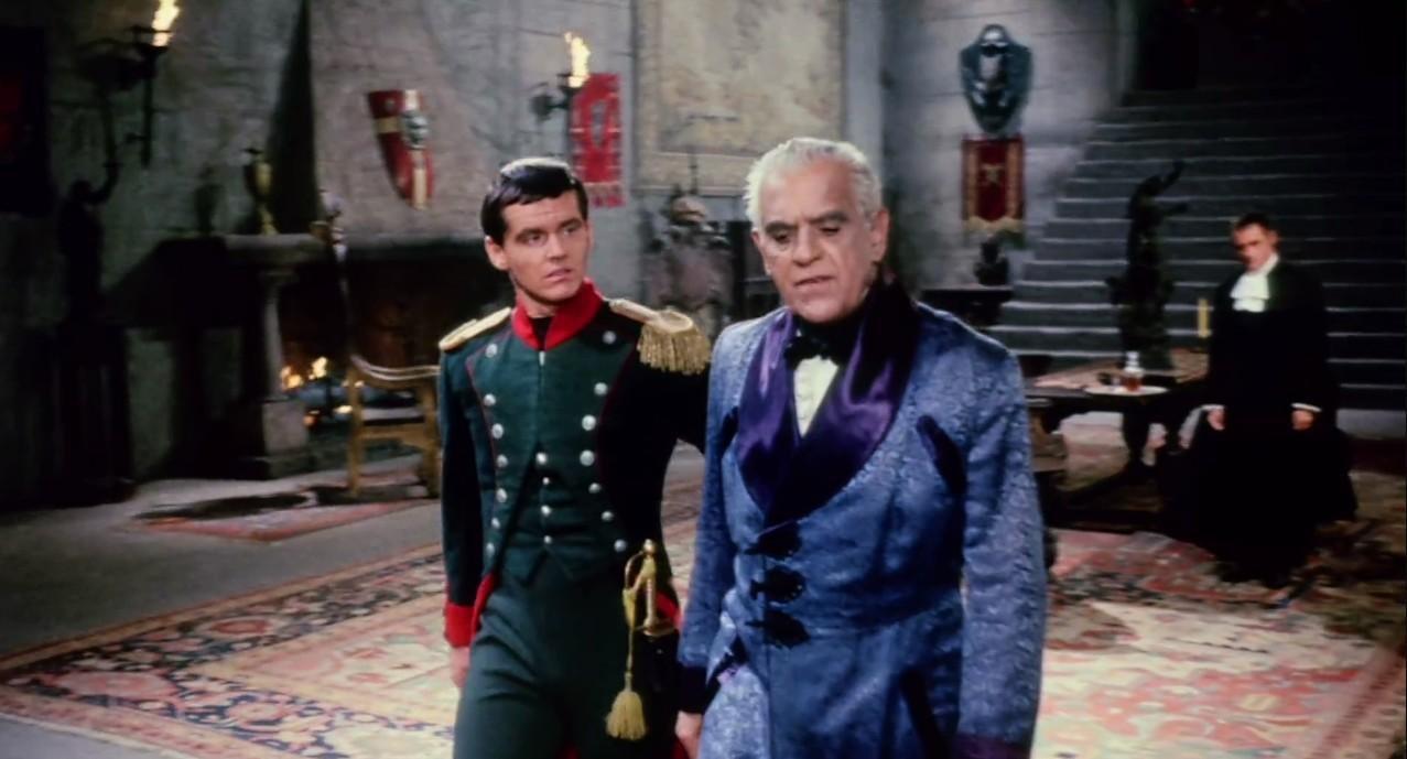 Jack Nicholson, Boris Karloff, and Dick Miller in The Terror (1963)