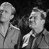 Paul Birch and Richard Denning in Day the World Ended (1955)