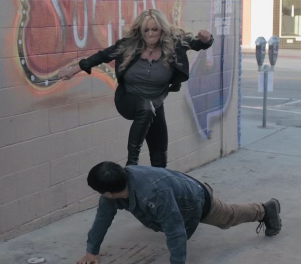 Stormy Daniels and Johnny Huang in Axe2Grind (2024)