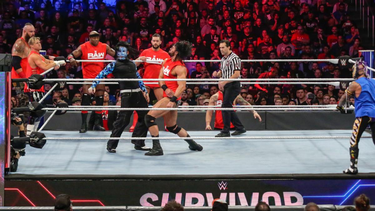 Jeff Hardy and Drew McIntyre in WWE Survivor Series (2018)