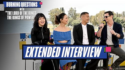 In this extended interview, stars Nazanin Boniadi, Markella Kavenagh, Ismael Cruz Cordova, and Benjamin Walker share their most memorable moments working on "The Lord of the Rings: The Rings of Power." From stepping into costume to sitting down with Stephen Colbert in Hall H at San Diego Comic-Con, the cast has been on an epic journey together.