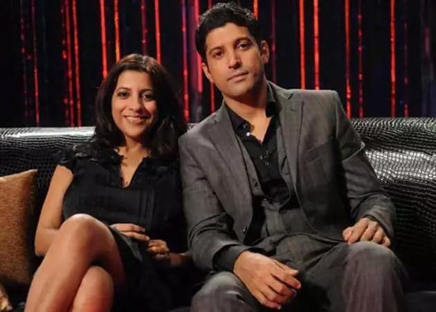 Zoya Akhtar and Farhan Akhtar in Koffee with Karan (2004)