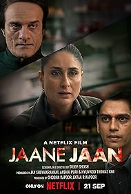 Kareena Kapoor, Vijay Varma, and Jaideep Ahlawat in Jaane Jaan (2023)